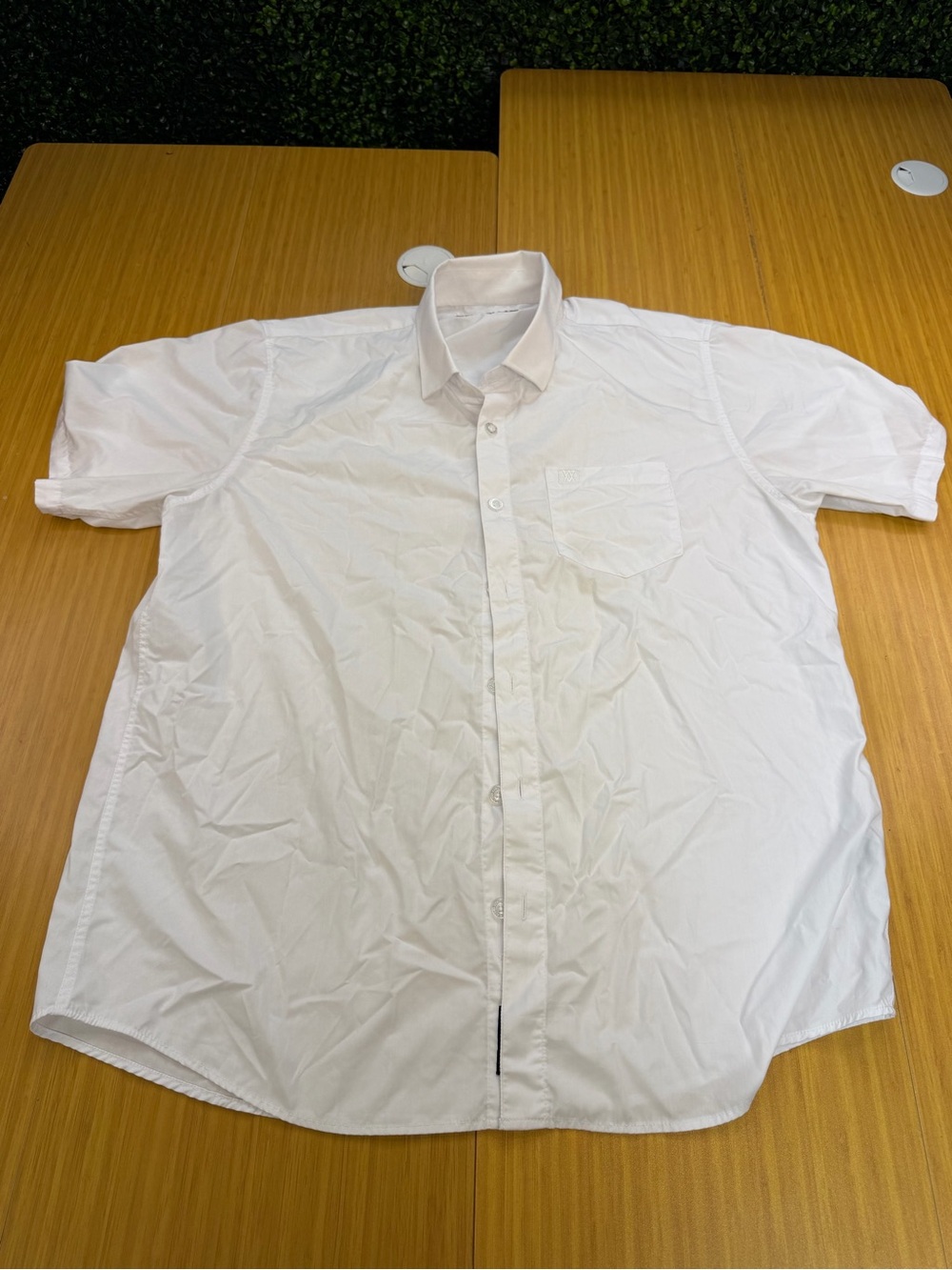 Dixxon Shirt Mens XL White Button Up Performance Bamboo Series Preppy